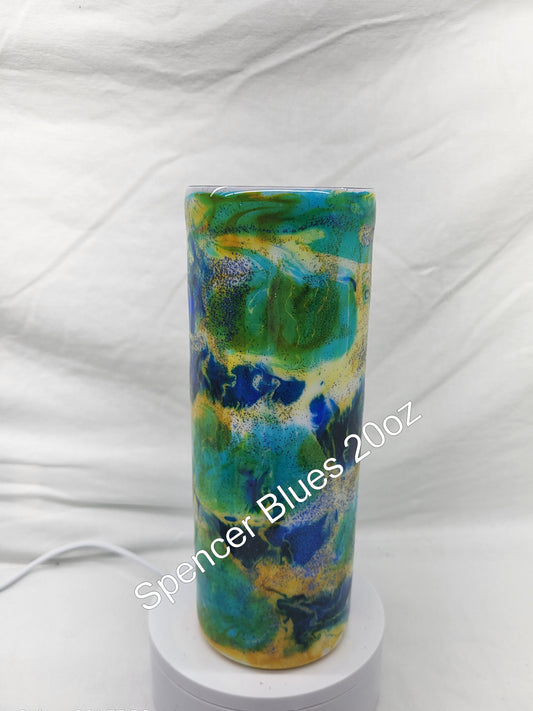 Unique Customized Spencer Blues Skinny Tumbler – 20 oz Insulated SS Tumbler